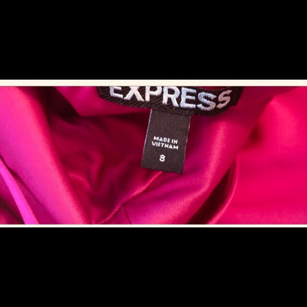 Express Red Sundress With Keyhole Open Back Doubl… - image 7